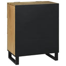 vidaXL Széf fiókkal Barna 60 x 33.5 x 75 cm Tömör mangófa