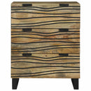 vidaXL Széf fiókkal Barna 60 x 33.5 x 75 cm Tömör mangófa