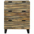 vidaXL Széf fiókkal Barna 60 x 33.5 x 75 cm Tömör mangófa