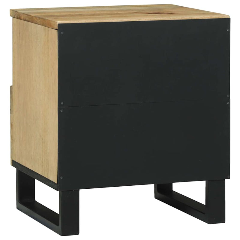 vidaXL Éjjeliszekrény fiókkal Barna 40 x 33 x 46 cm tömör mangófa