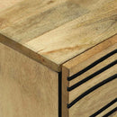 vidaXL Éjjeliszekrény fiókkal Barna 50 x 33 x 60 cm tömör mangófa