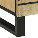 vidaXL Éjjeliszekrény fiókkal Barna 50 x 33 x 60 cm tömör mangófa