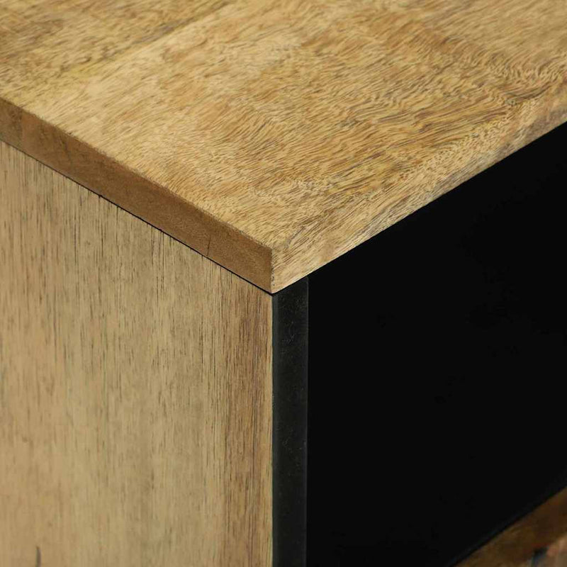 vidaXL Éjjeliszekrény fiókkal Barna 50 x 33 x 60 cm tömör mangófa