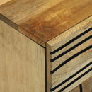 vidaXL Éjjeliszekrény fiókkal Barna 50 x 33 x 60 cm tömör mangófa