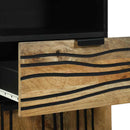 vidaXL Fürdőszobai mosdószekrény Barna 38 x 33 x 160 cm Faanyag