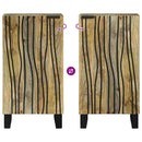 vidaXL Szekrény Barna 40 x 33 x 75 cm tömör mangófa