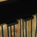 vidaXL Tálalószekrény Barna 60 x 33 x 75 cm tömör mangófa