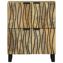 vidaXL Szekrény Barna 60 x 33 x 75 cm tömör mangófa