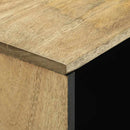 vidaXL Komód Barna 80 x 33 x 75 cm tömör mangófa