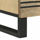vidaXL Komód Barna 80 x 33 x 75 cm tömör mangófa