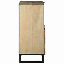 vidaXL Komód Barna 80 x 33 x 75 cm tömör mangófa