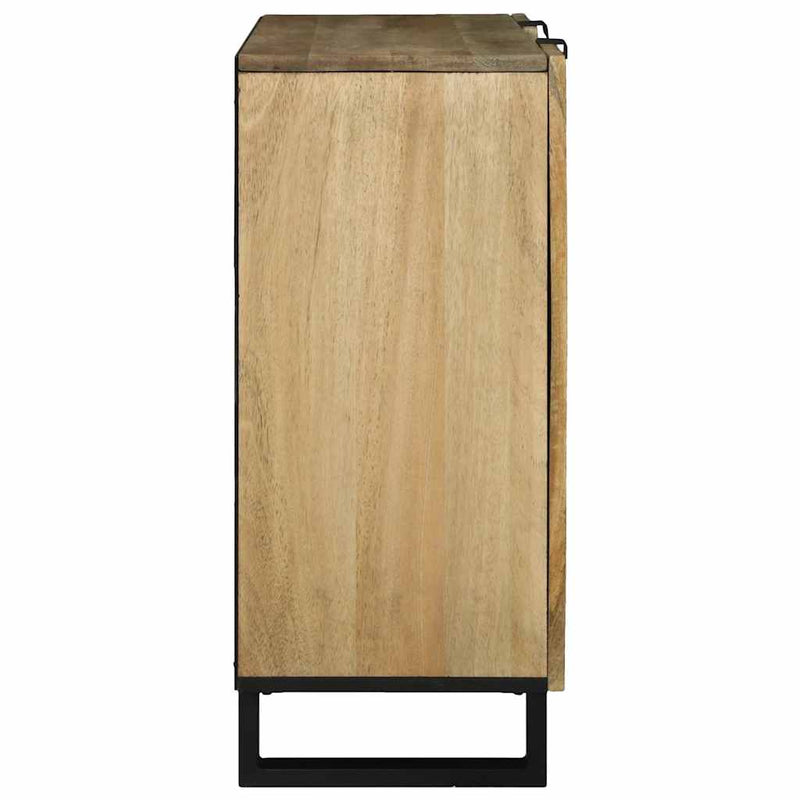 vidaXL Komód Barna 90 x 33 x 75 cm tömör mangófa