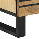 vidaXL Highboard Barna 40 x 33 x 110 cm tömör mangófa