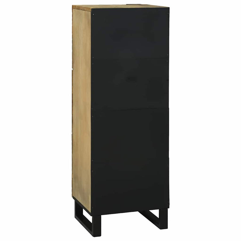 vidaXL Highboard Barna 40 x 33 x 110 cm tömör mangófa
