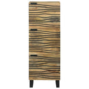 vidaXL Highboard Barna 40 x 33 x 110 cm tömör mangófa