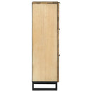 vidaXL Highboard Barna 40 x 33 x 110 cm tömör mangófa