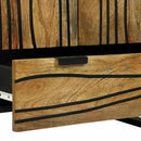 vidaXL Magas Szekrény Barna 60 x 33 x 100 cm tömör mangófa