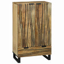 vidaXL Magas Szekrény Barna 60 x 33 x 100 cm tömör mangófa