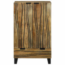 vidaXL Magas Szekrény Barna 60 x 33 x 100 cm tömör mangófa
