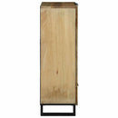 vidaXL Magas Szekrény Barna 60 x 33 x 100 cm tömör mangófa