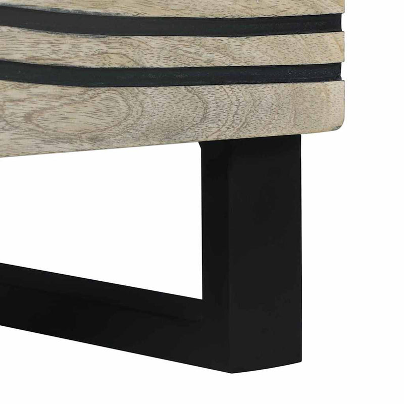 vidaXL Éjjeliszekrények Természetes 40 x 33 x 46 cm tömör mangófa