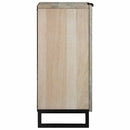 vidaXL Széf Fehér 60 x 33.5 x 75 cm Tömör mangófa