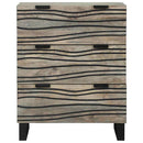 vidaXL Széf fiókkal Fehér 60 x 33.5 x 75 cm Tömör mangófa
