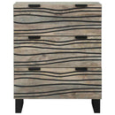 vidaXL Széf fiókkal Fehér 60 x 33.5 x 75 cm Tömör mangófa