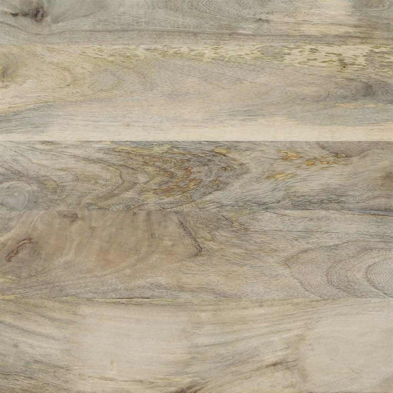 vidaXL Dohányzóasztal Fehér, Fekete 100 x 54 x 40 cm tömör mangófa