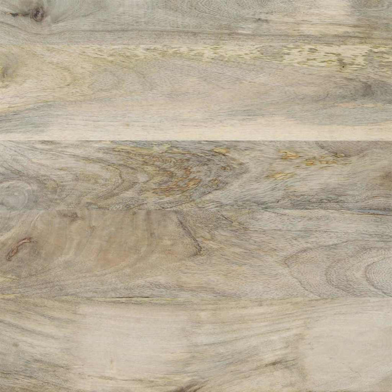 vidaXL Dohányzóasztal Fehér, Fekete 80 x 54 x 40 cm tömör mangófa