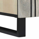 vidaXL Mosdókagyló szekrény polcokkal Barna és fekete 62 x 33 x 58 cm