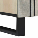 vidaXL Fürdőszobai mosdószekrény ajtóval Fehér 62 x 33 x 58 cm Faanyag