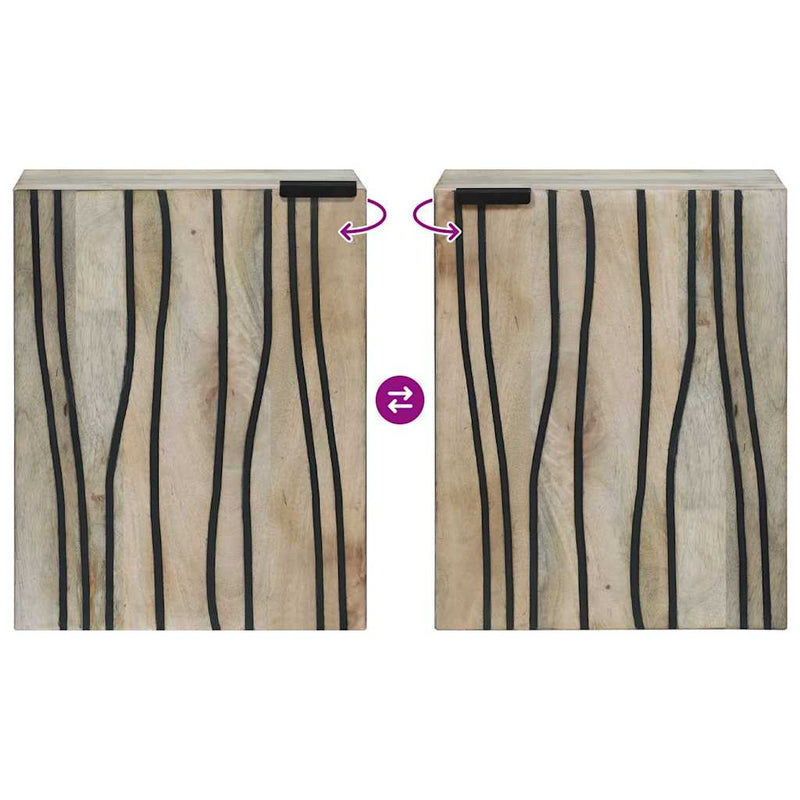 vidaXL Fürdőszobai mosdószekrény Fehér 38 x 33,5 x 48 cm Faanyag