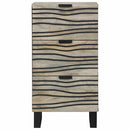 vidaXL Média tárolószekrények és állványok fiókkal Fehér és fekete