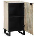 vidaXL Szekrény Fehér 40 x 33 x 75 cm tömör mangófa