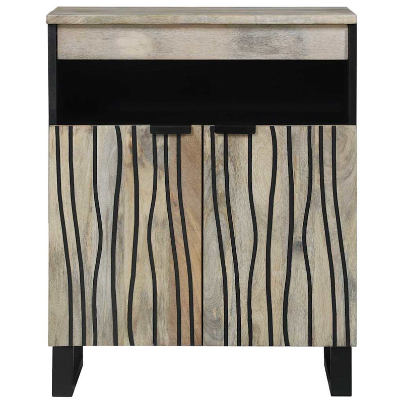 vidaXL Média tárolószekrények és állványok Fehér és fekete