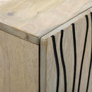 vidaXL Média tárolószekrények és állványok Fehér és fekete