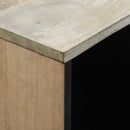 vidaXL Komód Fehér 80 x 33 x 75 cm tömör mangófa