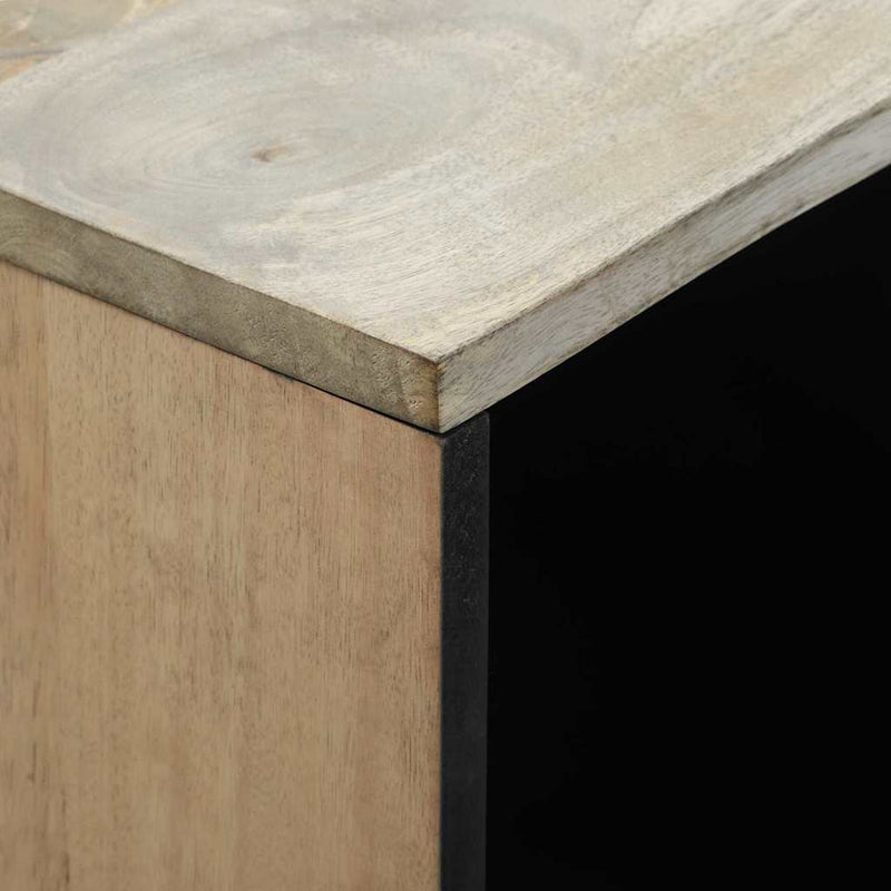 vidaXL Komód Fehér 80 x 33 x 75 cm tömör mangófa