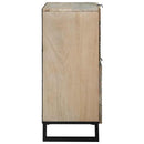 vidaXL Komód Fehér 80 x 33 x 75 cm tömör mangófa