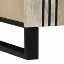 vidaXL Komód Fehér 90 x 33 x 75 cm tömör mangófa