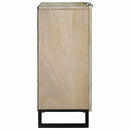 vidaXL Komód Fehér 90 x 33 x 75 cm tömör mangófa