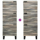 vidaXL Média tárolószekrények és állványok Fehér és fekete