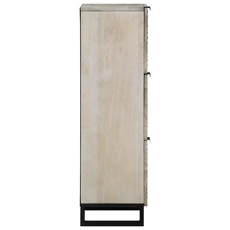 vidaXL Média tárolószekrények és állványok Fehér és fekete