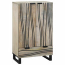 vidaXL Média tárolószekrények és állványok fiókkal Fehér és fekete