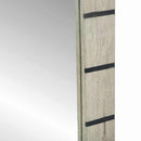 vidaXL Fürdőszobai tükör tükörrel Barna 70 x 50 x 2,5 cm