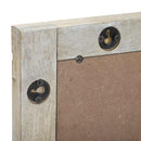 vidaXL Fürdőszobai tükör tükörrel Barna 70 x 50 x 2,5 cm