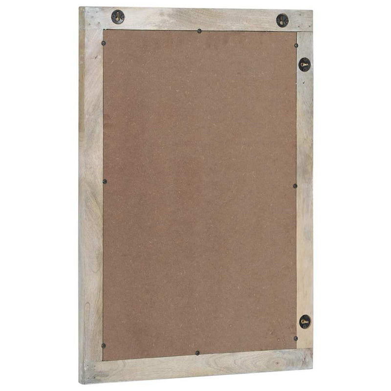 vidaXL Fürdőszobai tükör tükörrel Barna 50 x 2.5 x 70 cm