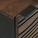 vidaXL Éjjeliszekrény 2 pcs Dió 40 x 33 x 46 cm tömör mangófa