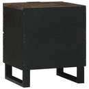 vidaXL Éjjeliszekrény fiókkal Dió 40 x 33 x 46 cm Tömör akácfa